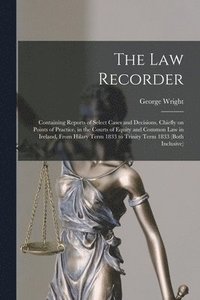 bokomslag The Law Recorder