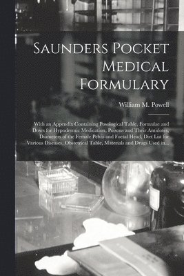 bokomslag Saunders Pocket Medical Formulary