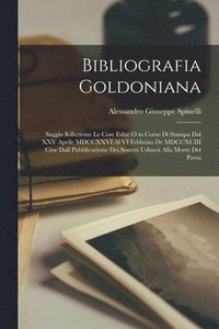 bokomslag Bibliografia Goldoniana
