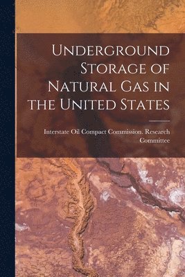 bokomslag Underground Storage of Natural Gas in the United States