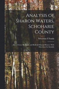 bokomslag Analysis of Sharon Waters, Schoharie County