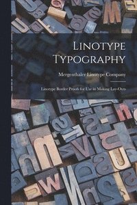 bokomslag Linotype Typography