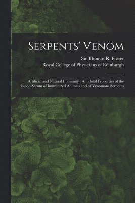 bokomslag Serpents' Venom