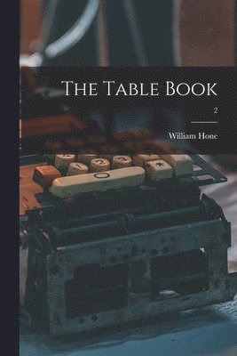 The Table Book; 2 1