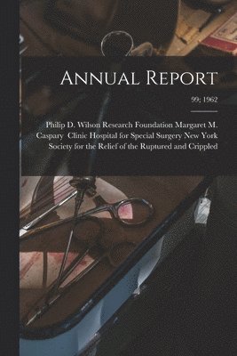 bokomslag Annual Report; 99; 1962