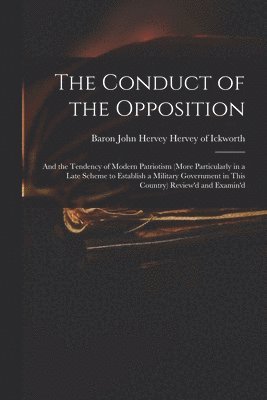 The Conduct of the Opposition 1