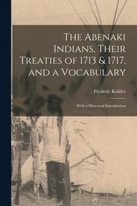 bokomslag The Abenaki Indians, Their Treaties of 1713 & 1717, and a Vocabulary [microform]