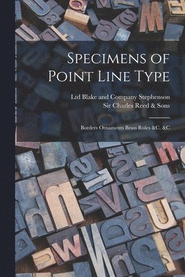 Specimens of Point Line Type 1