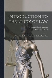 bokomslag Introduction to the Study of Law