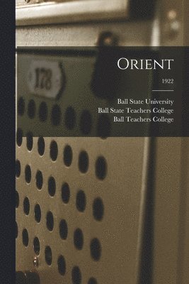 bokomslag Orient; 1922