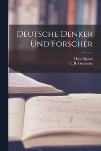 bokomslag Deutsche Denker Und Forscher