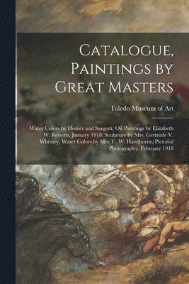 Catalogue, Paintings by Great Masters 1