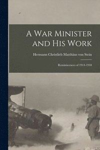bokomslag War Minister and His Work
