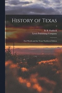 bokomslag History of Texas