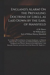bokomslag England's Alarm! On the Prevailing Doctrine of Libels, as Laid Down by the Earl of Mansfield