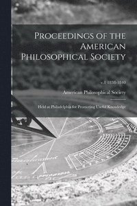 bokomslag Proceedings of the American Philosophical Society