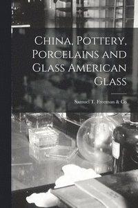 bokomslag China, Pottery, Porcelains and Glass American Glass