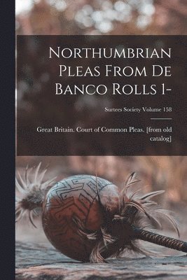 bokomslag Northumbrian Pleas From De Banco Rolls 1-