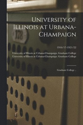 University of Illinois at Urbana-Champaign 1