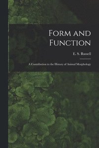 bokomslag Form and Function