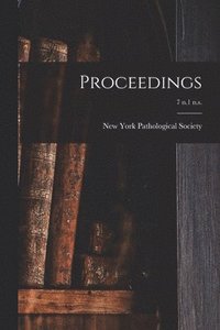 bokomslag Proceedings; 7 n.1 n.s.