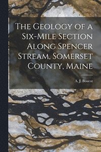 bokomslag The Geology of a Six-mile Section Along Spencer Stream, Somerset County, Maine