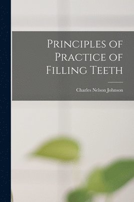 bokomslag Principles of Practice of Filling Teeth