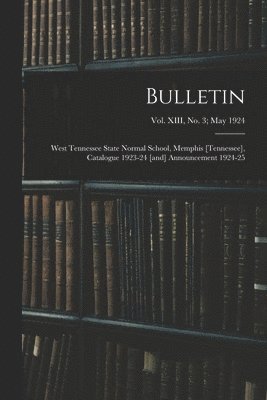 bokomslag Bulletin