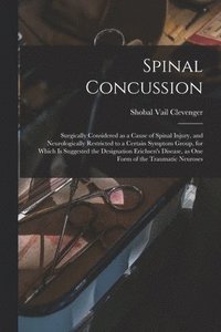 bokomslag Spinal Concussion