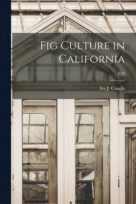 Fig Culture in California; E77 1