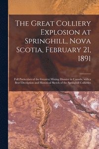 bokomslag The Great Colliery Explosion at Springhill, Nova Scotia, February 21, 1891 [microform]