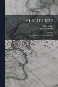 bokomslag Plant Lists