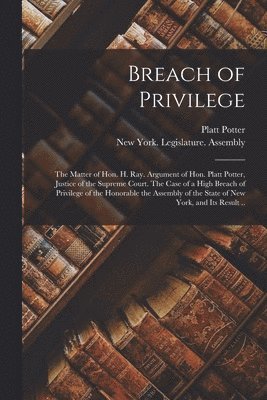 bokomslag Breach of Privilege