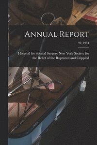 bokomslag Annual Report; 91; 1954