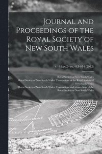 bokomslag Journal and Proceedings of the Royal Society of New South Wales; v.145