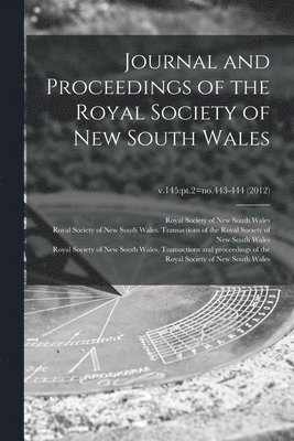 Journal and Proceedings of the Royal Society of New South Wales; v.145 1