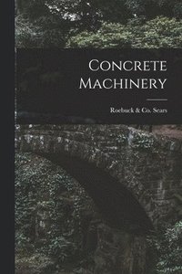 bokomslag Concrete Machinery