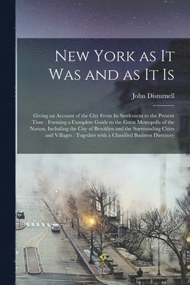 bokomslag New York as It Was and as It is