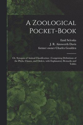 A Zoological Pocket-book [electronic Resource] 1