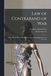 bokomslag Law of Contraband of War