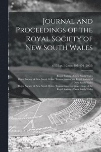 bokomslag Journal and Proceedings of the Royal Society of New South Wales; v.135