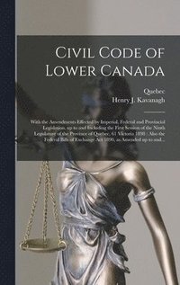 bokomslag Civil Code of Lower Canada [microform]