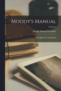 bokomslag Moody's Manual