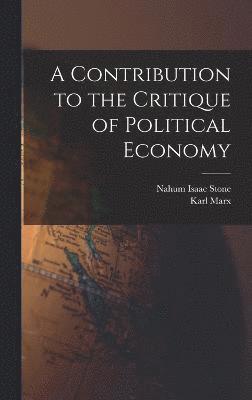 bokomslag Contribution to the Critique of Political Economy