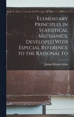 bokomslag Elementary Principles in Statistical Mechanics, Developed With Especial Reference to the Rational Fo