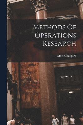 Methods Of Operations Research 1