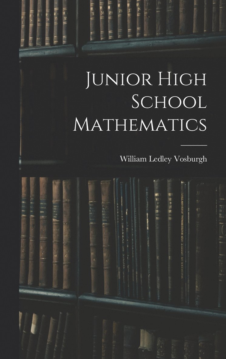 Junior High School Mathematics 1