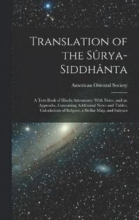 bokomslag Translation of the Srya-Siddhnta