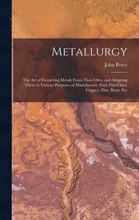 bokomslag Metallurgy: The Art of Extracting Metals From Their Ores, and Adapting Them to Various Purposes of Manufacture: Fuel, Fire-Clays,
