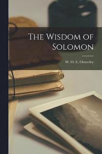 bokomslag Wisdom of Solomon